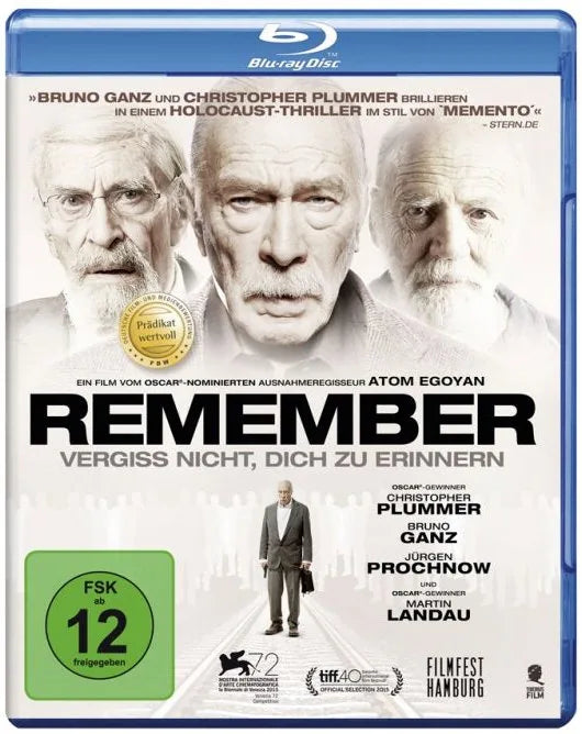 Remember - Vergiss nicht, dich zu erinnern - Blu-ray Disc