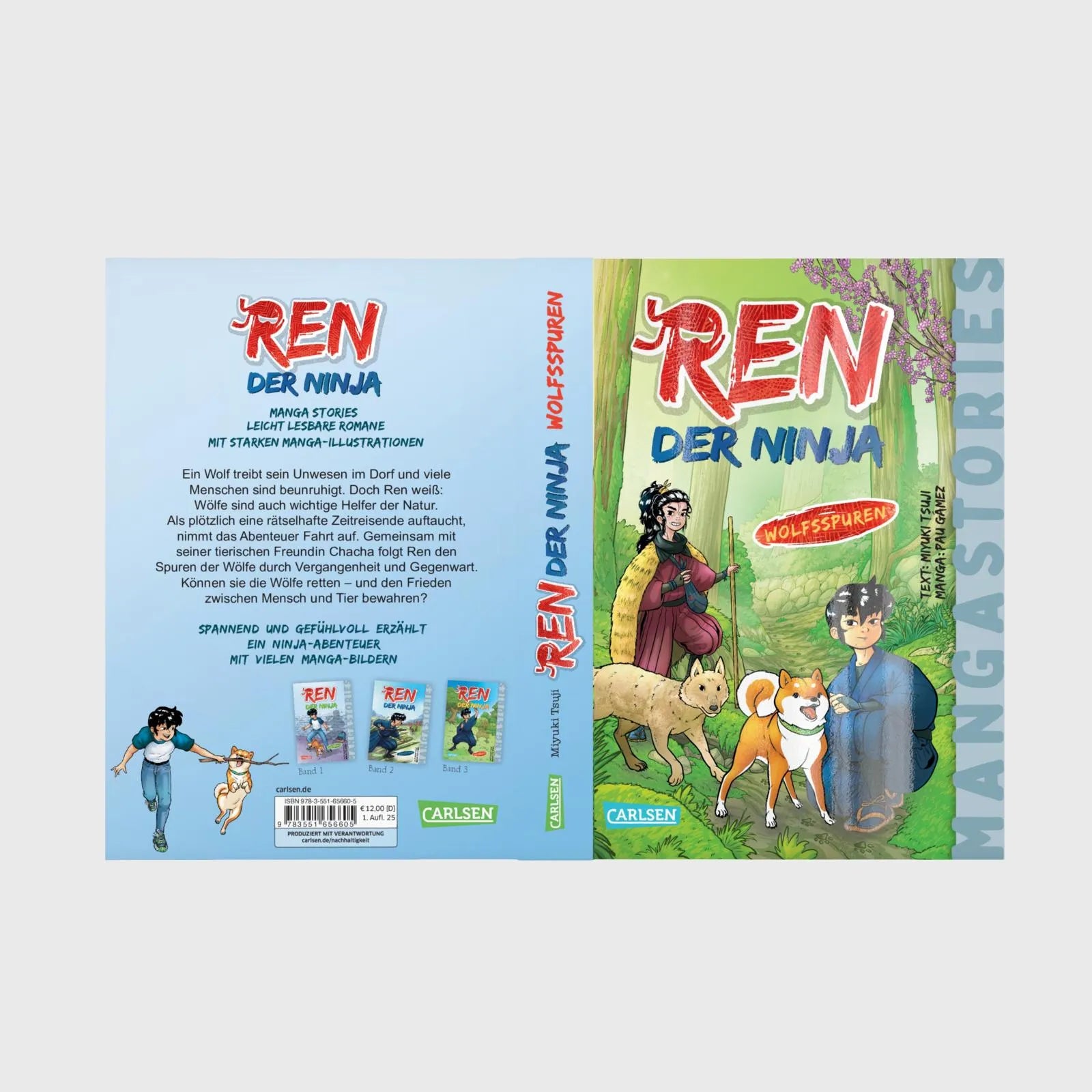 Abbildung von 'Ren, der Ninja Band 4 – Wolfsspuren'