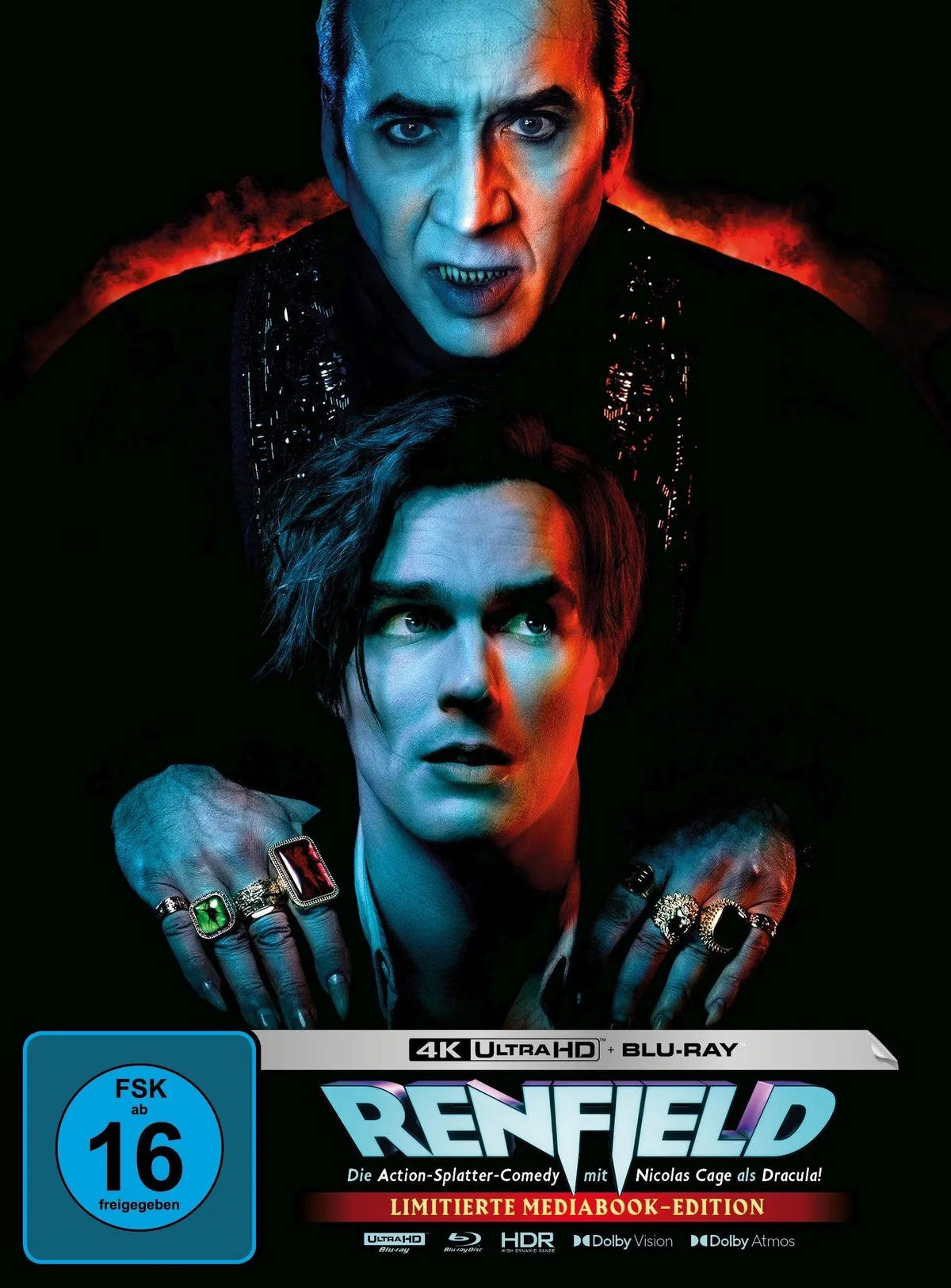 4K UHD Blu-ray-Cover: Renfield. Regie: Chris McKay