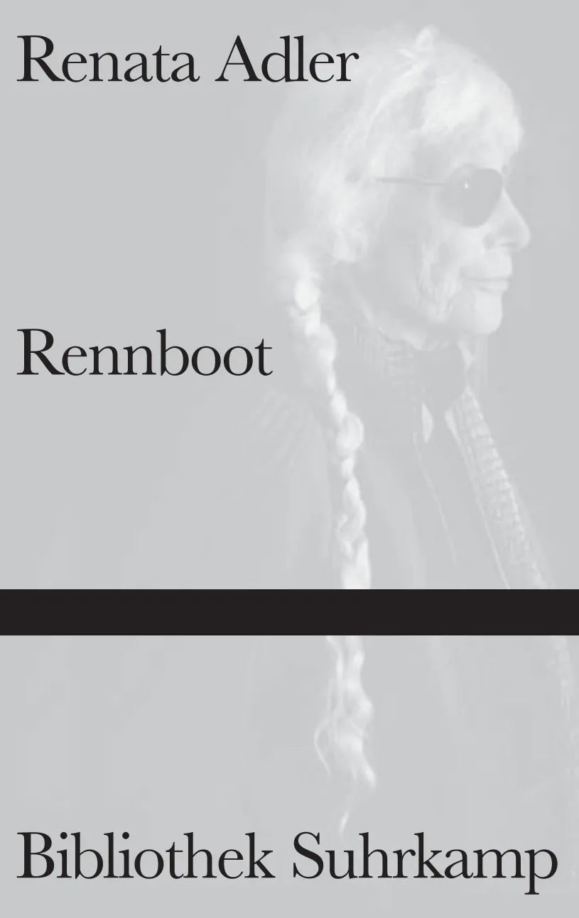 Buchcover von 'Rennboot' - Gebundene Ausgabe von Renata Adler