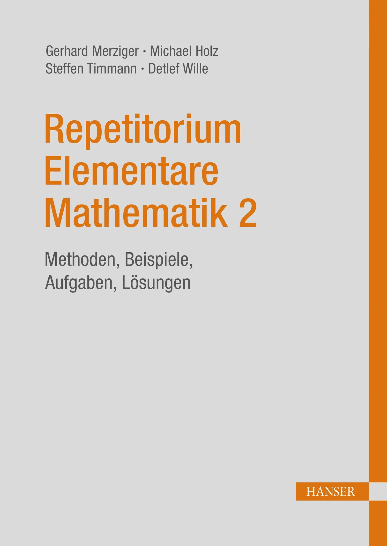 Cover: Repetitorium Elementare Mathematik 2 (E-Book) von Gerhard Merziger