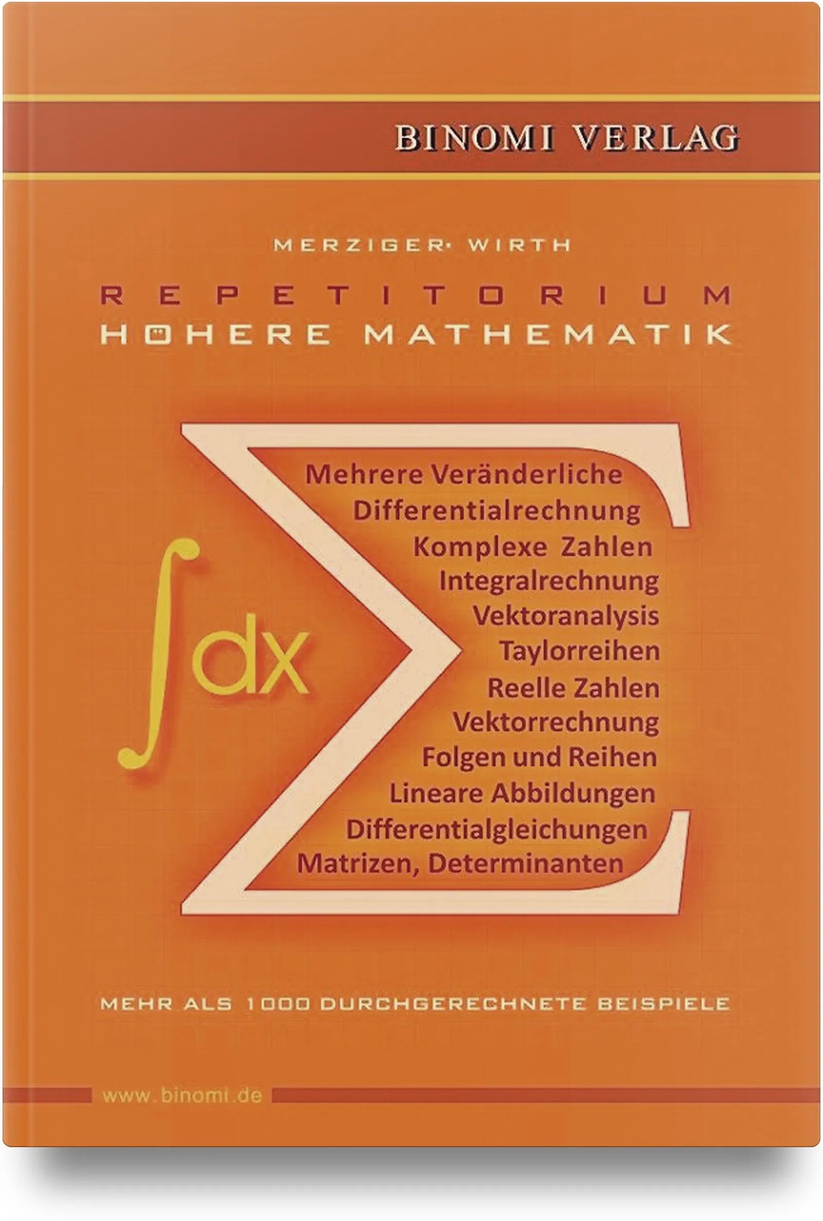 Cover: Repetitorium Höhere Mathematik (Hardcover) von Gerhard Merziger