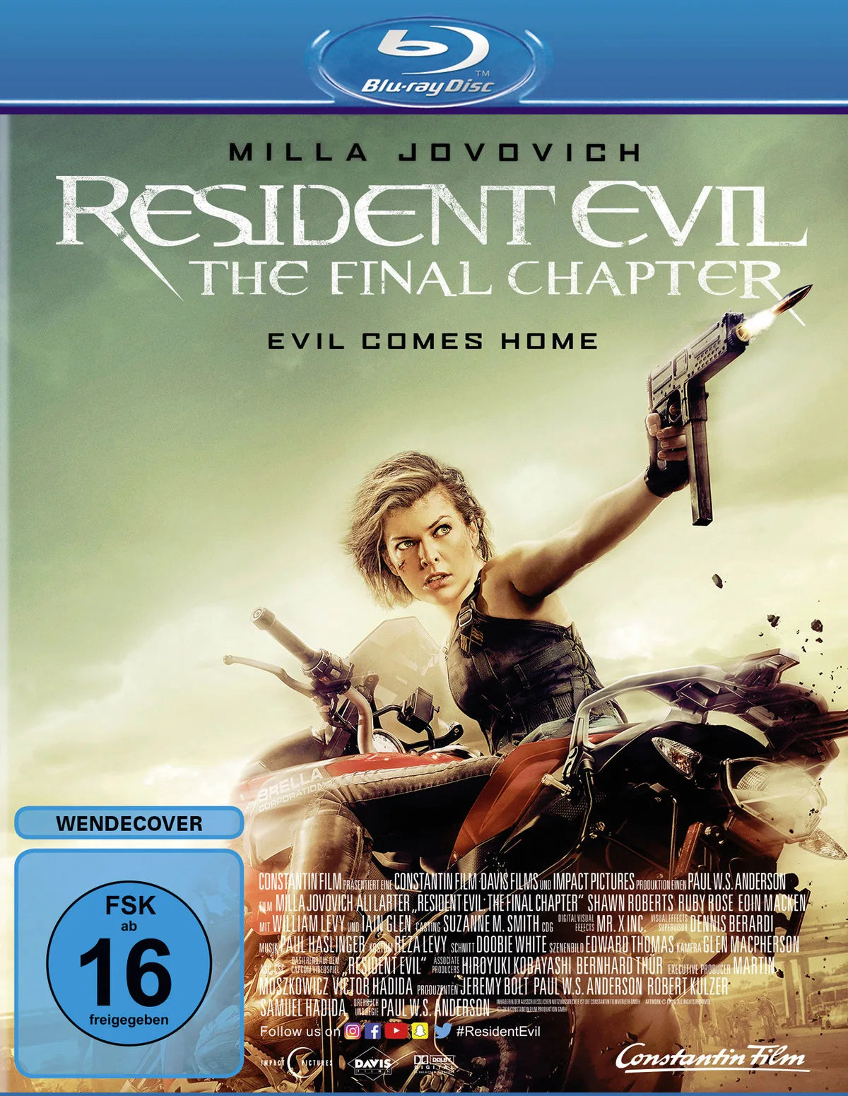 Resident Evil: The Final Chapter - Blu-ray Disc