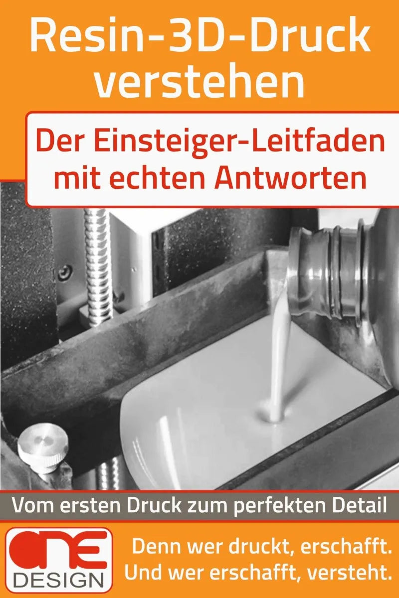 Cover: Resin-3D-Druck verstehen (E-Book) von ONE Design