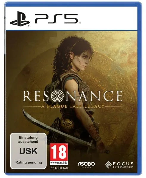 Cover: Resonance - A Plague Tale Legacy für Playstation 5. Publisher: PLAION GmbH