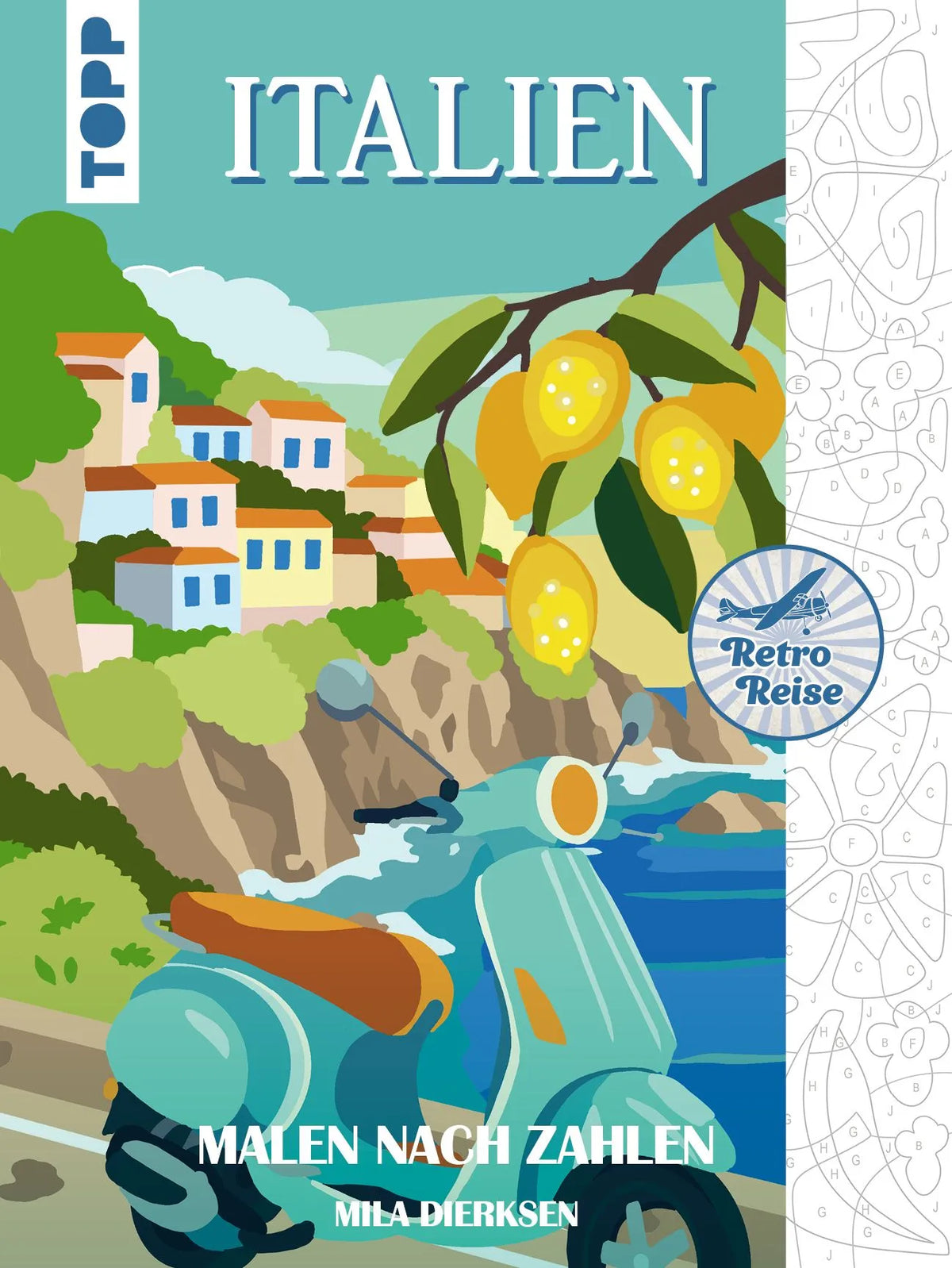 Cover: Retro-Reise Italien (Taschenbuch) von Mila Dierksen