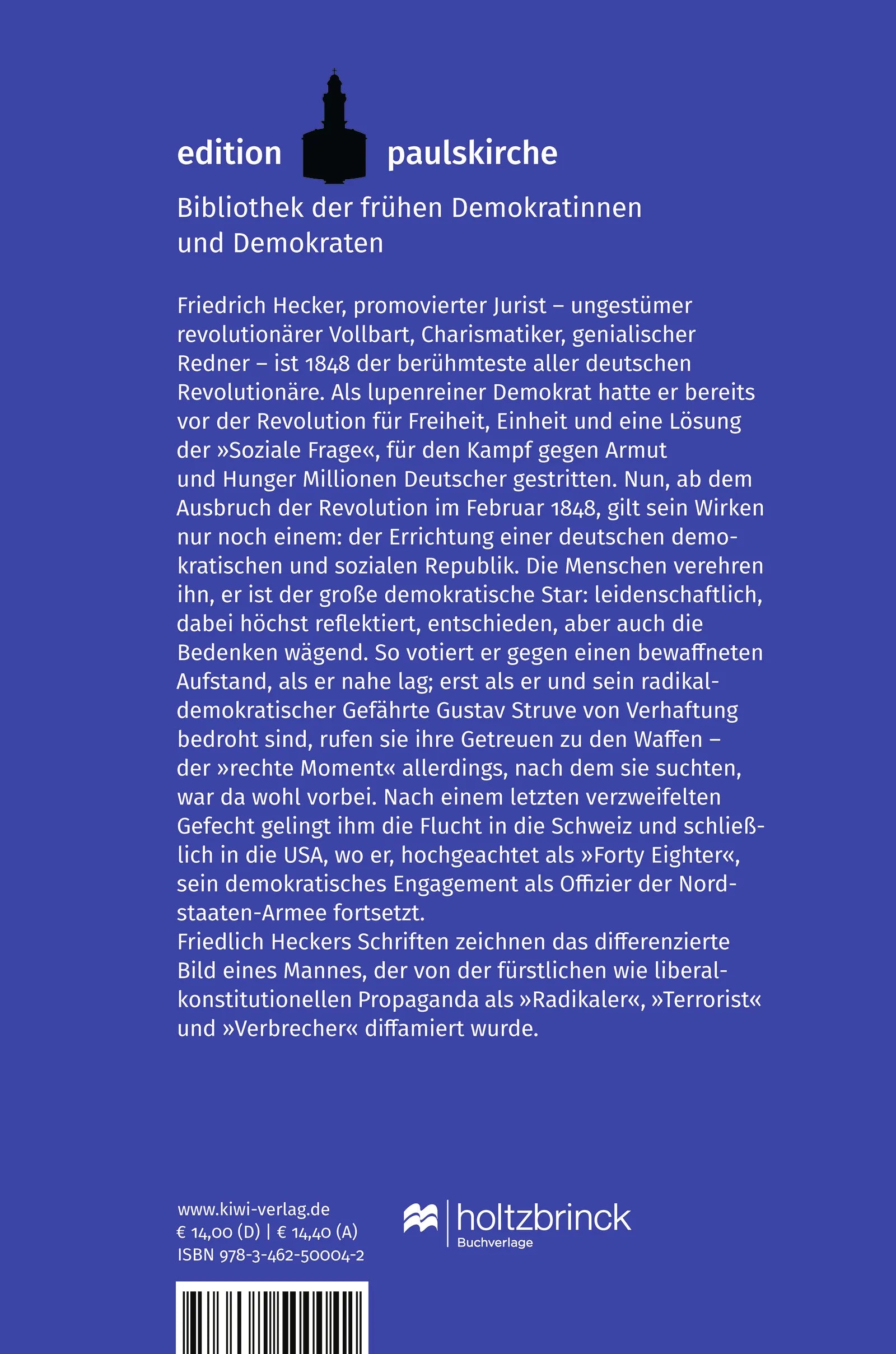 Buchrückseite von 'Revolutionen müssen vollendet werden' mit Klappentext - Taschenbuch