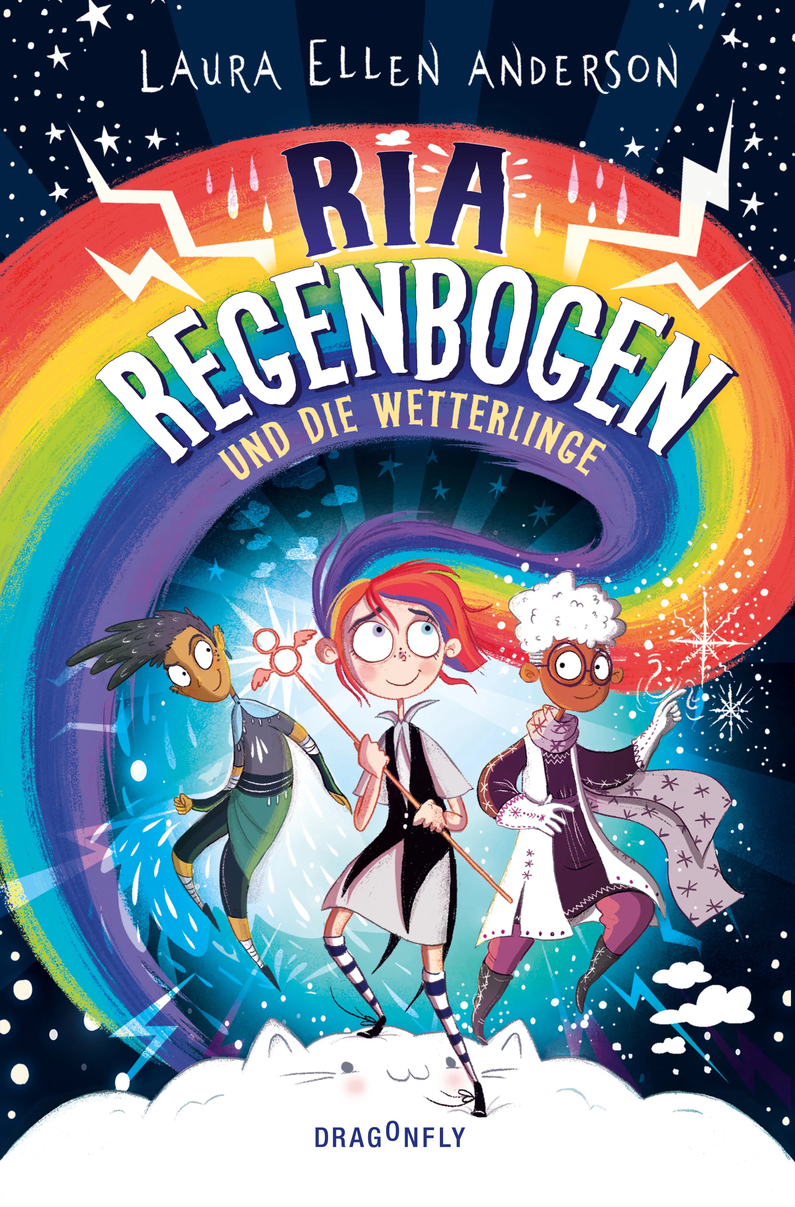 Cover: Ria Regenbogen und die Wetterlinge (Hardcover) von Laura Ellen Anderson