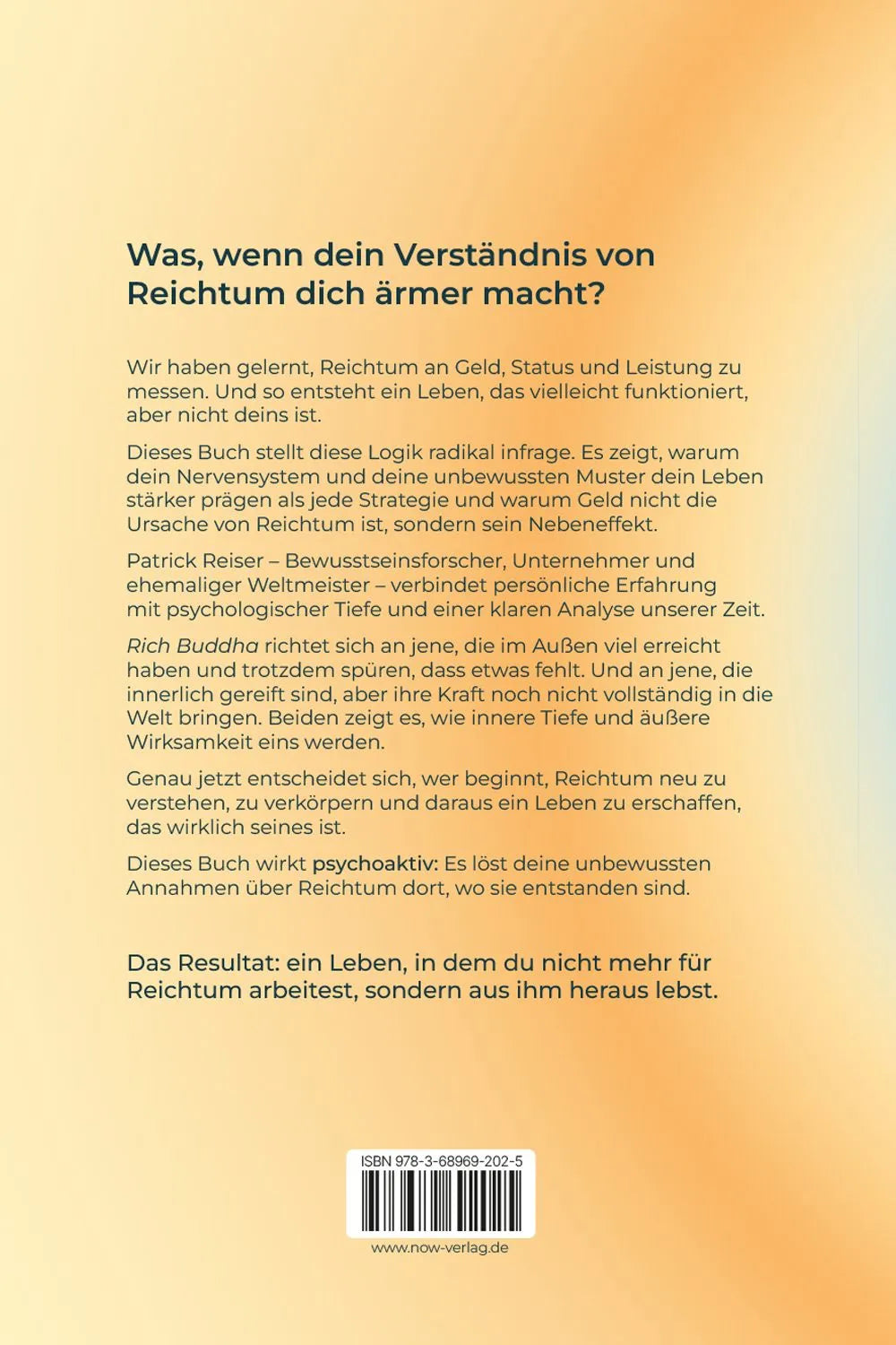 Rückseite: Rich Buddha (Hardcover)