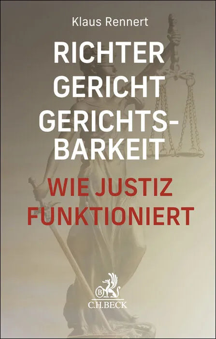 Buchcover von 'Richter, Gericht, Gerichtsbarkeit' - Gebundene Ausgabe von Klaus Rennert
