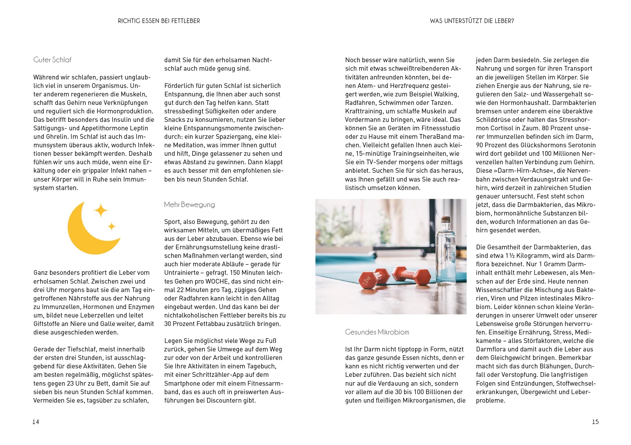 Innenansicht von 'Richtig essen bei Fettleber' - Taschenbuch