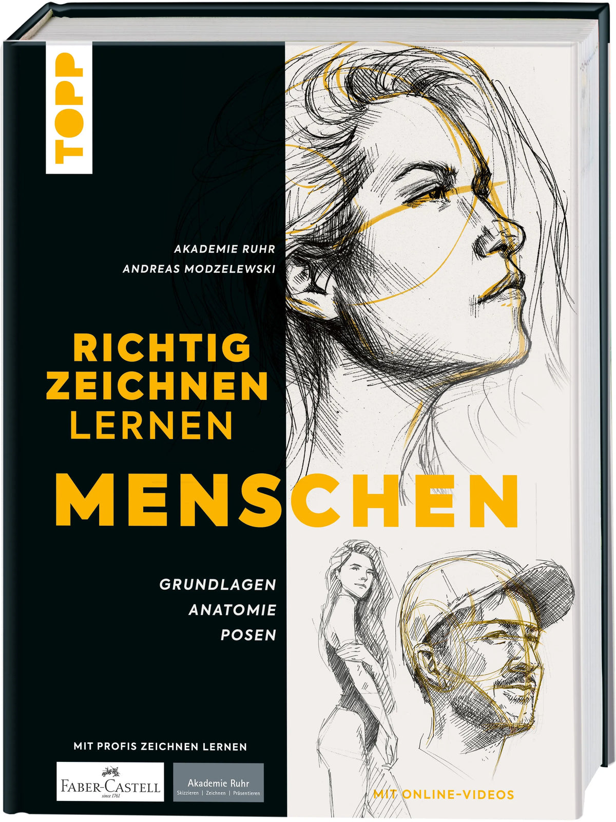 Cover: Richtig Zeichnen lernen Menschen (Hardcover)