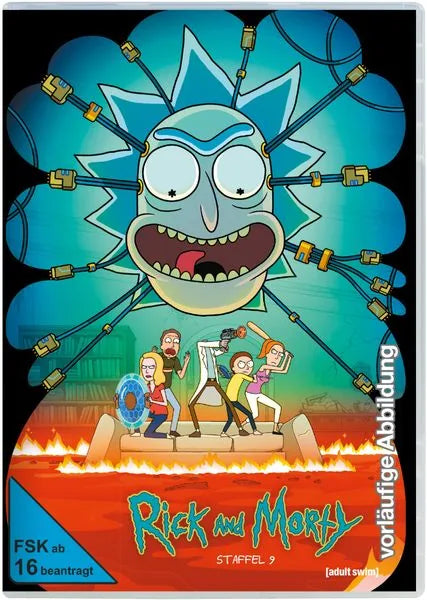 DVD-Cover: Rick and Morty: Die komplette 9. Staffel. Regie: Jacob Hair