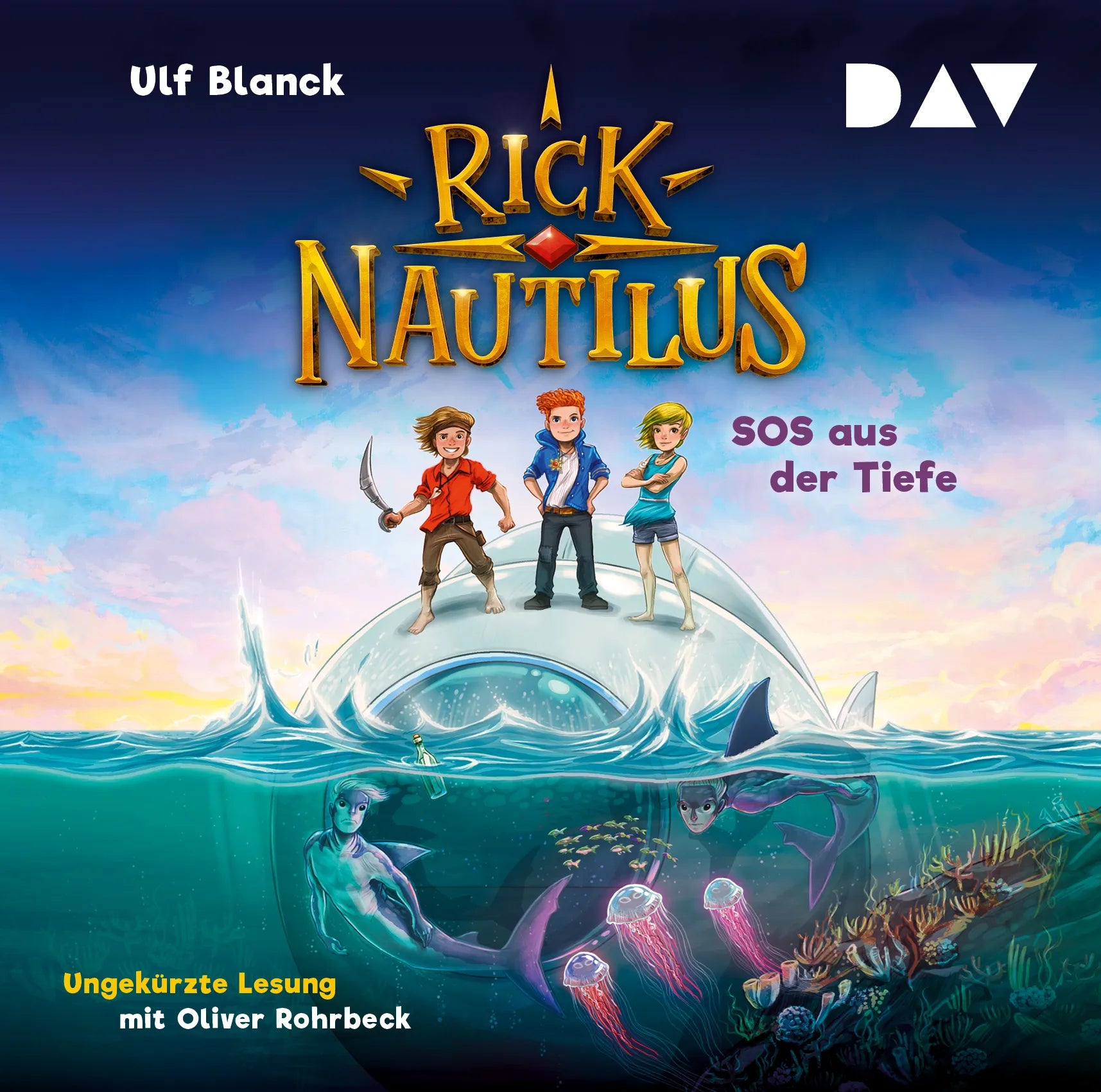 Buchcover von 'Rick Nautilus – Teil 1: SOS aus der Tiefe' - Hörbuch (CD) von Ulf Blanck