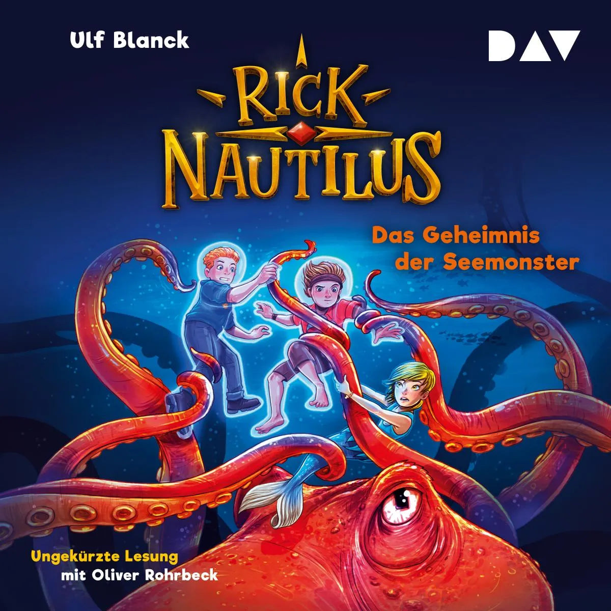 Cover: Rick Nautilus - Teil 10: Das Geheimnis der Seemonster (Hörbuch Download) von Ulf Blanck