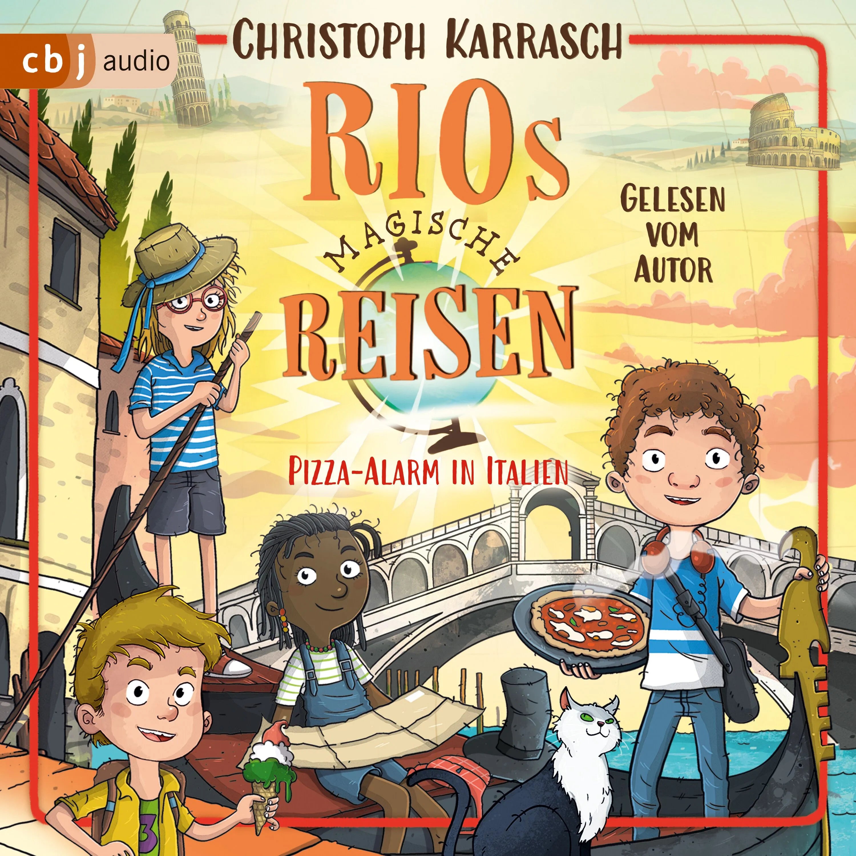 Cover: Rios magische Reisen - Pizza-Alarm in Italien (Hörbuch Download) von Christoph Karrasch
