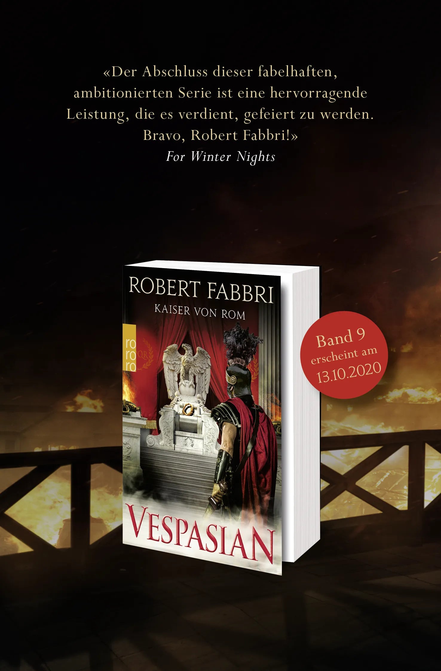 Produktansicht: Vespasian: Das ewige Feuer (Taschenbuch)