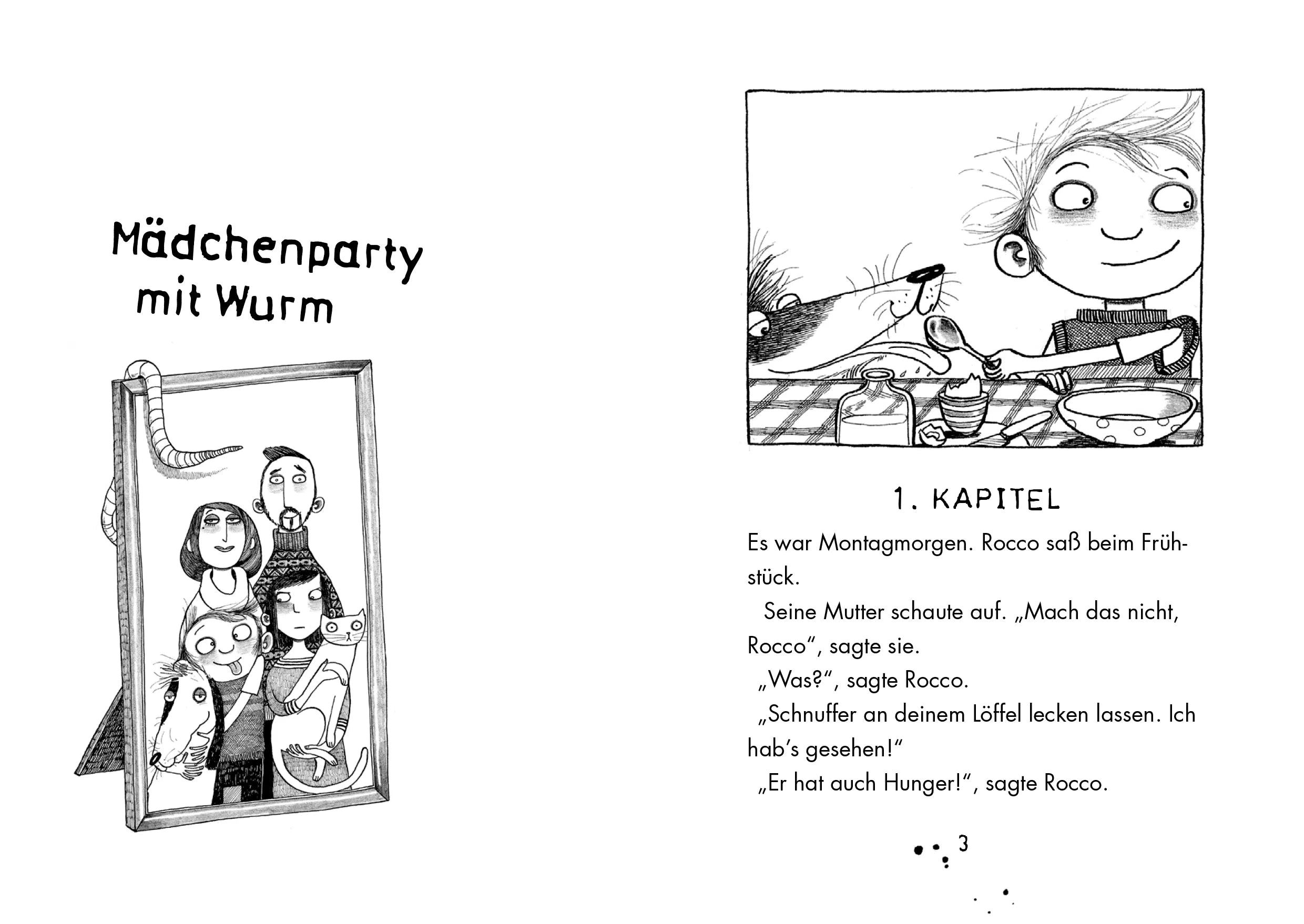 Produktansicht: Rocco Randale 01 - Mädchenparty mit Wurm (Gebundene Ausgabe)