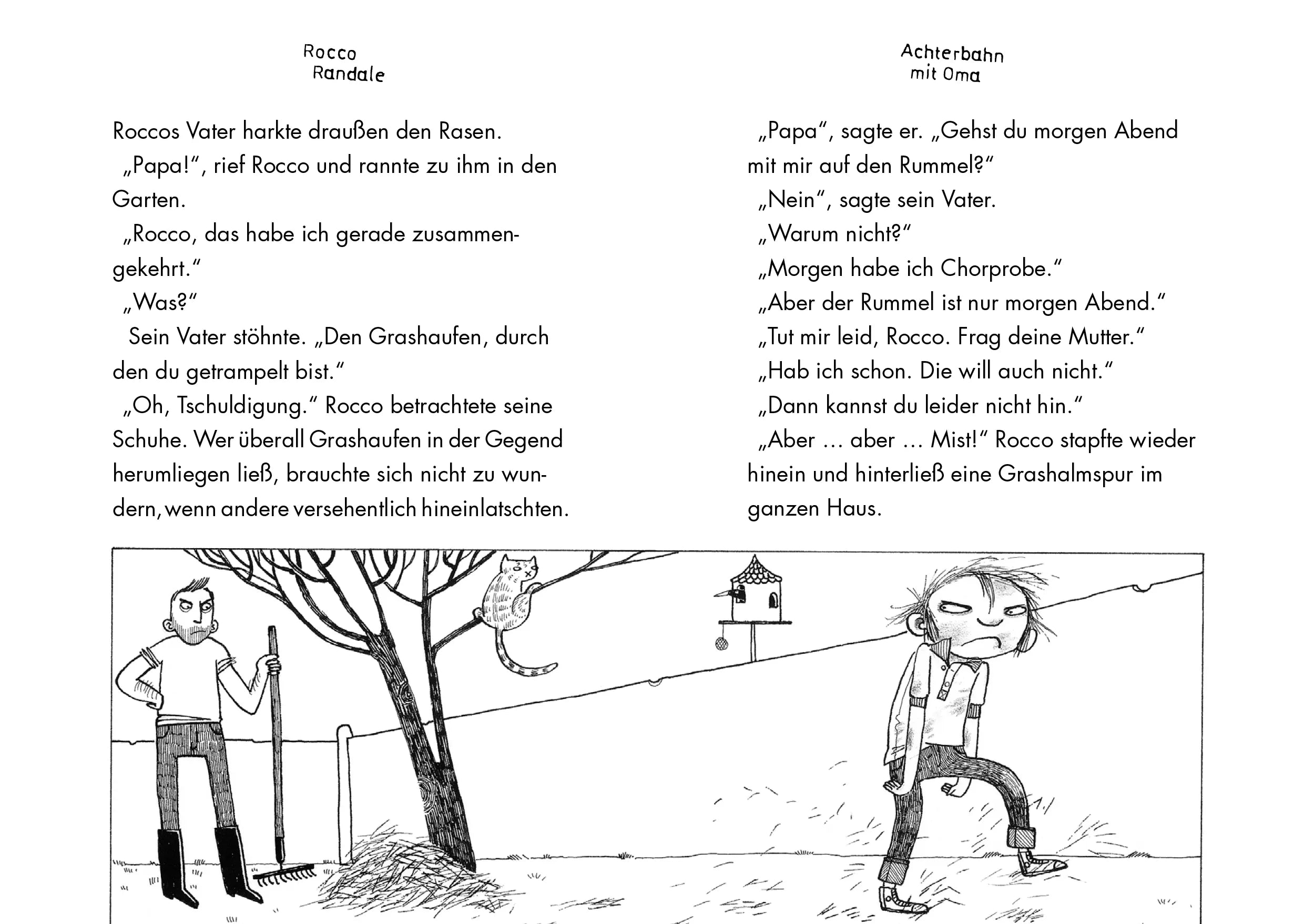 Produktansicht: Rocco Randale 05 - Achterbahn mit Oma (Gebundene Ausgabe)