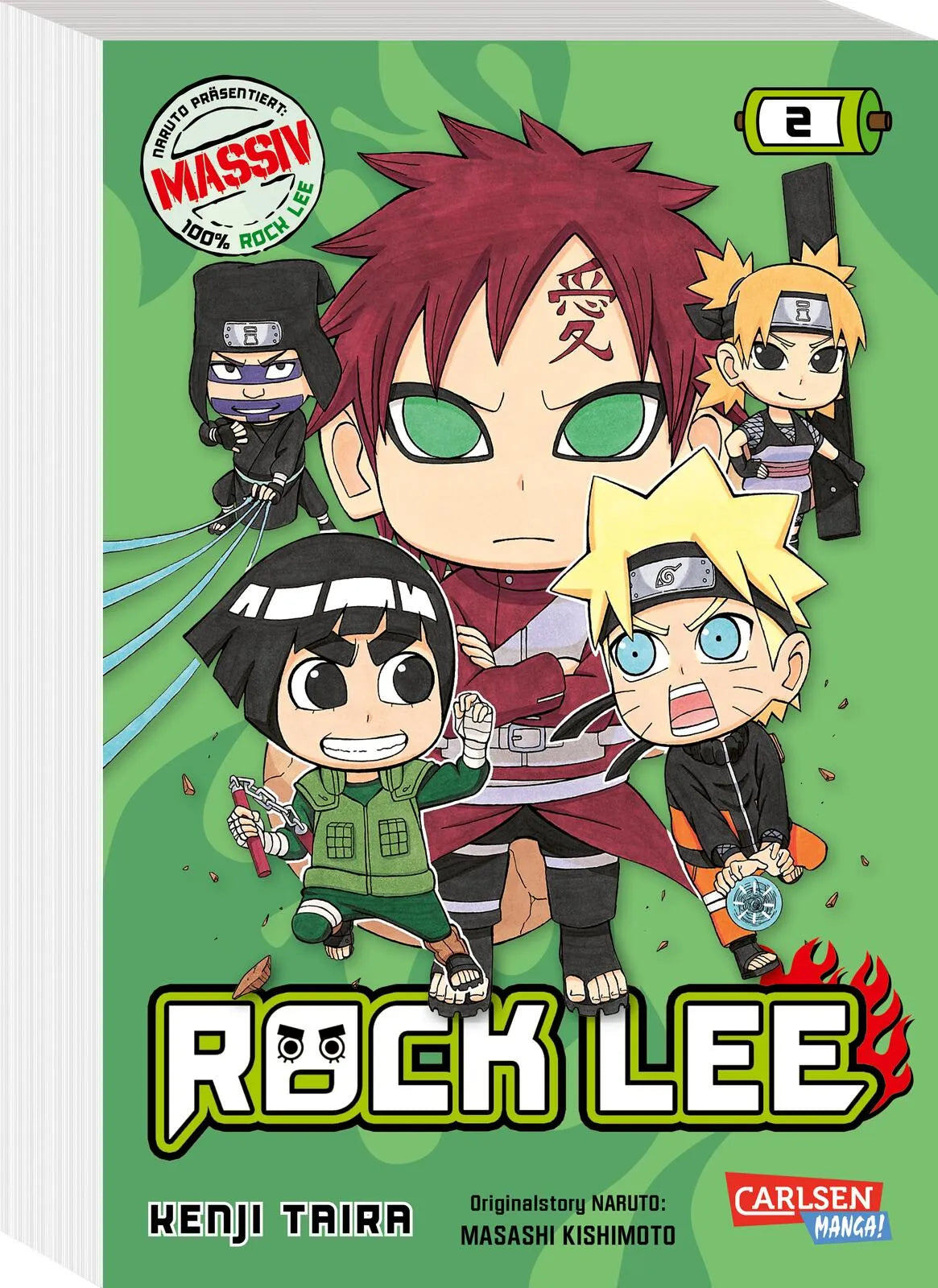 Buchcover von 'Rock Lee Massiv 2' - Taschenbuch von Masashi Kishimoto