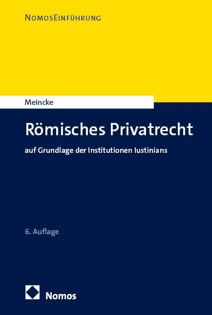 Cover: Römisches Privatrecht (E-Book) von Jens Peter Meincke