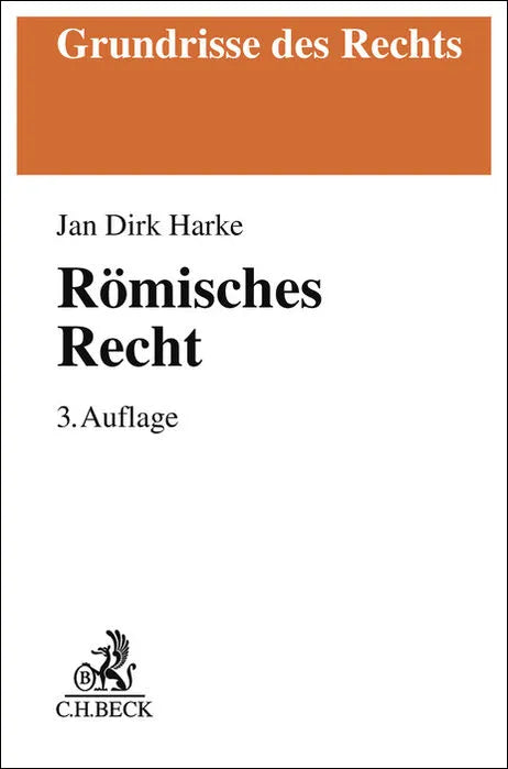 Cover: Römisches Recht (Taschenbuch) von Jan Dirk Harke