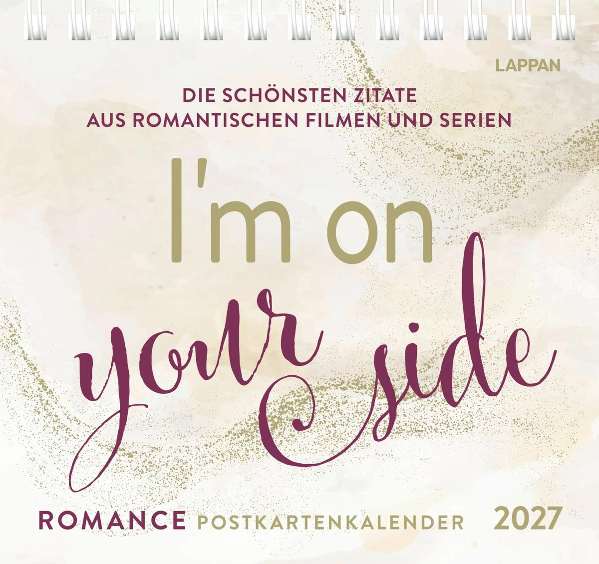 Postkartenkalender: Romance-Postkartenkalender 2027 - I'm on your side