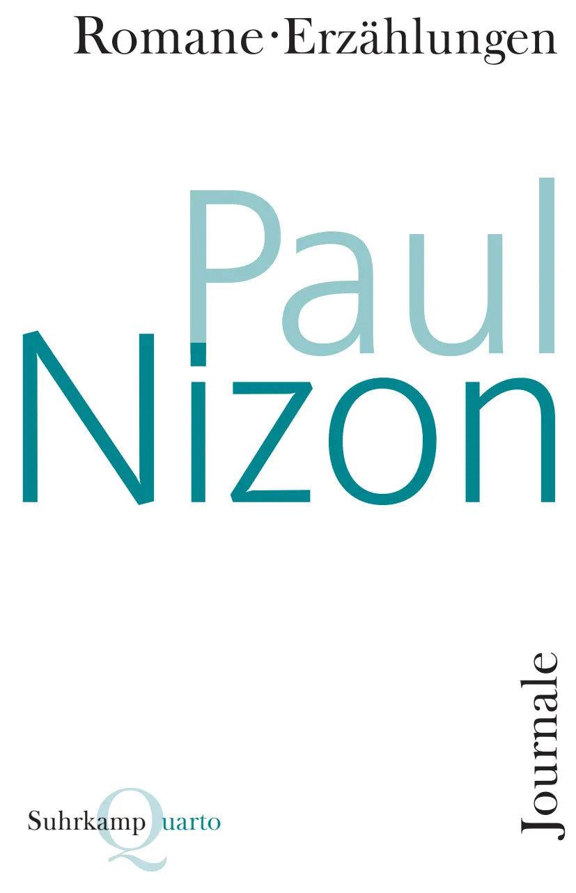 Buchcover von 'Romane, Erzählungen, Journale' - Taschenbuch von Paul Nizon