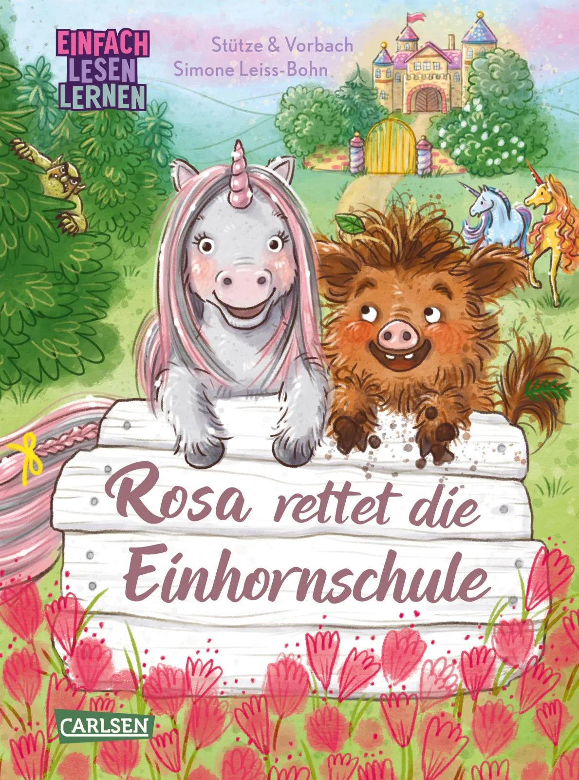 Cover: Rosa rettet die Einhornschule (Hardcover) von Britta Vorbach