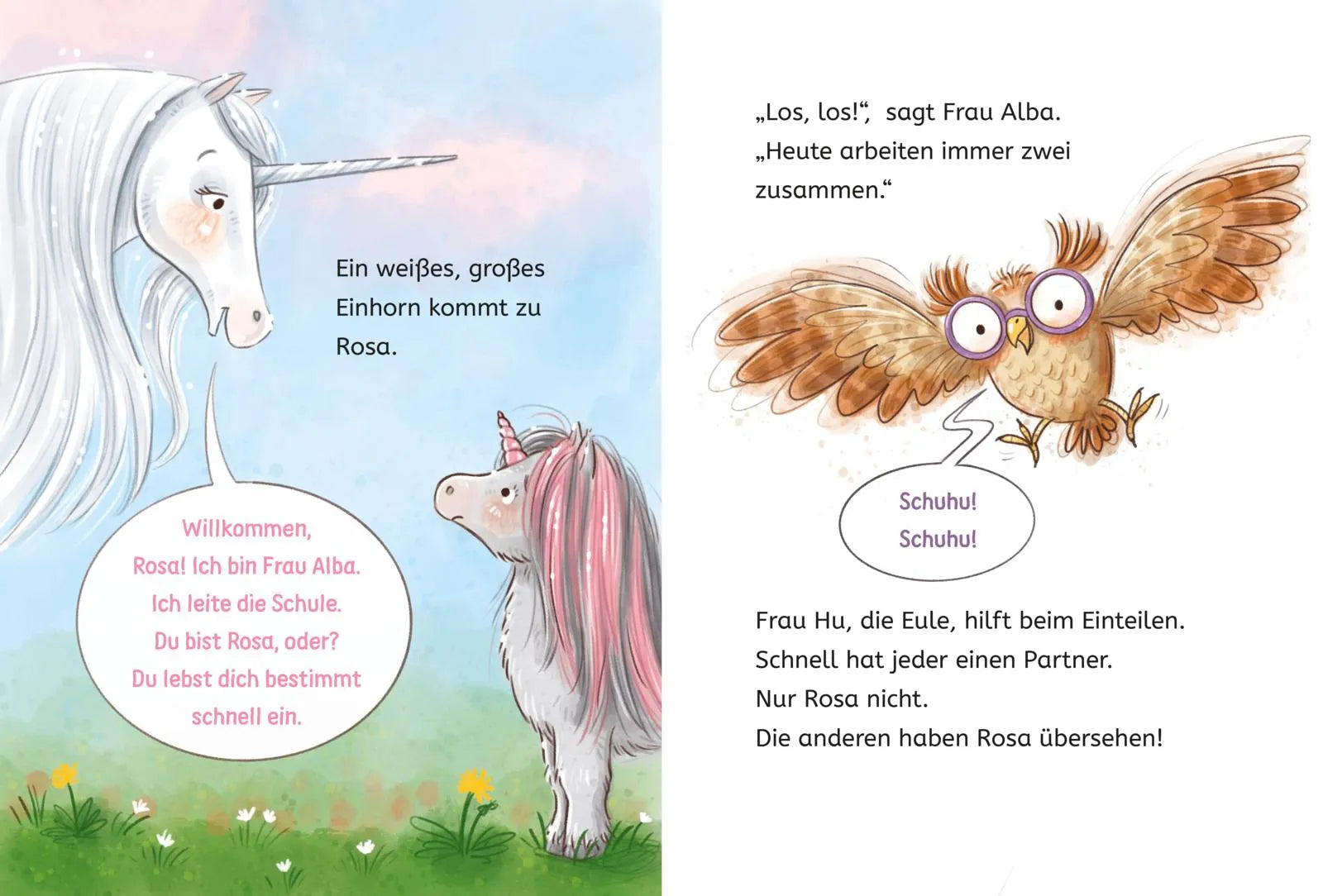 Detailansicht: Rosa rettet die Einhornschule (Hardcover)