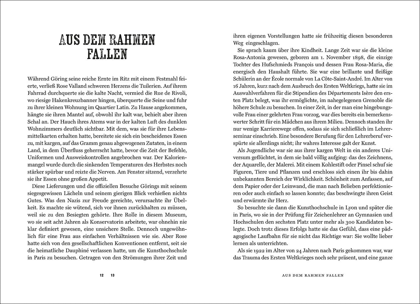 Produktansicht: Rose Valland und die Liebe zur Kunst (Gebundene Ausgabe)