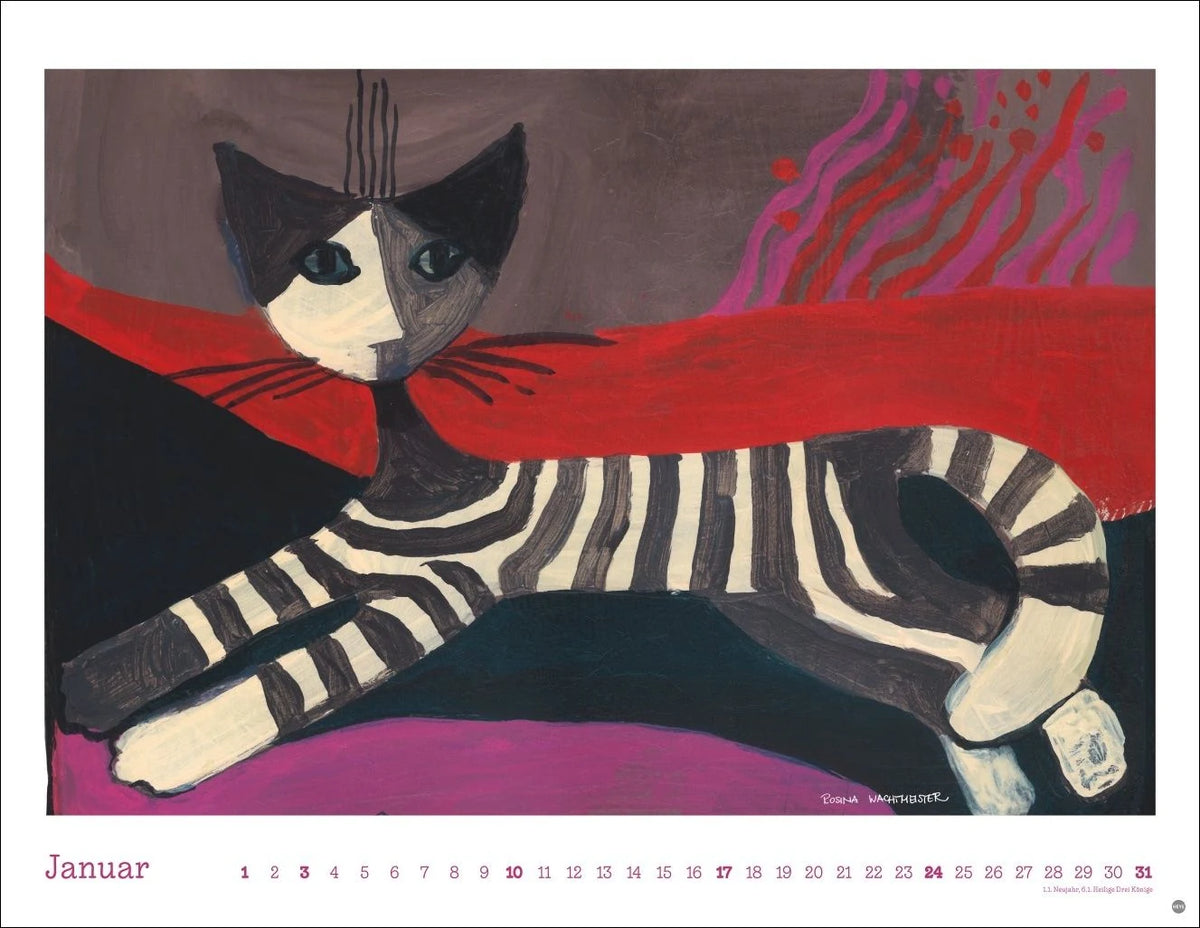 Rosina Wachtmeister Posterkalender 2027 – Ansicht
