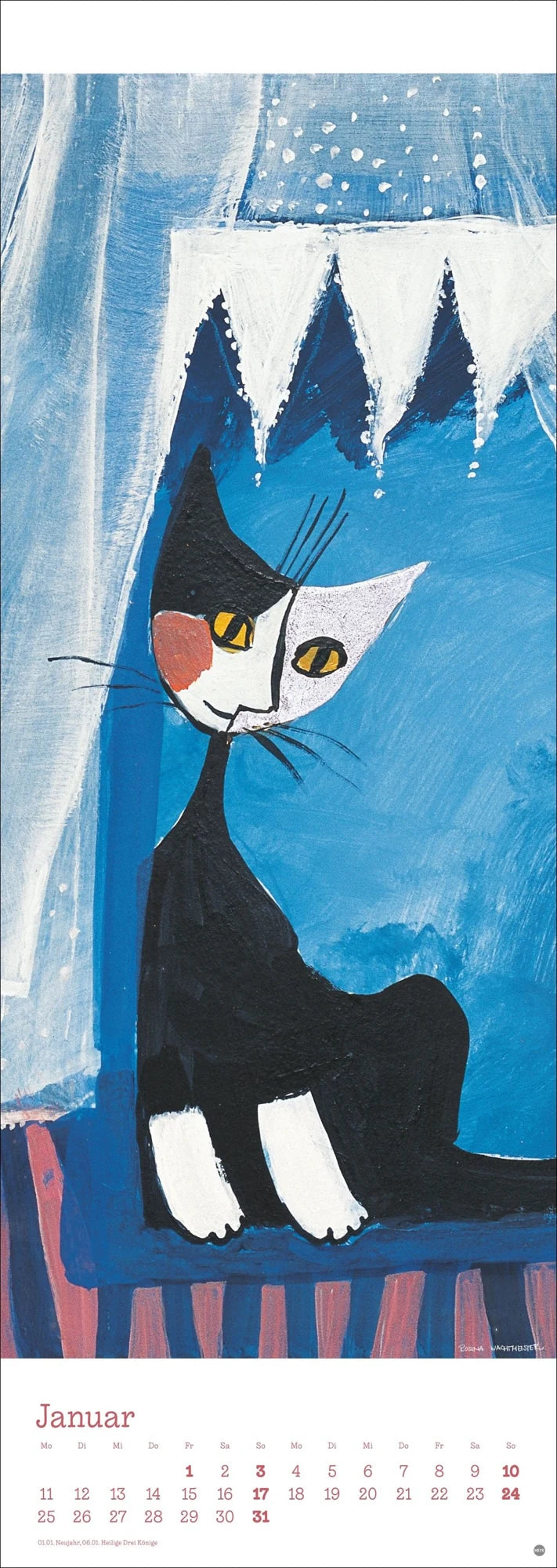 Rosina Wachtmeister Vertical Kalender 2027 – Ansicht