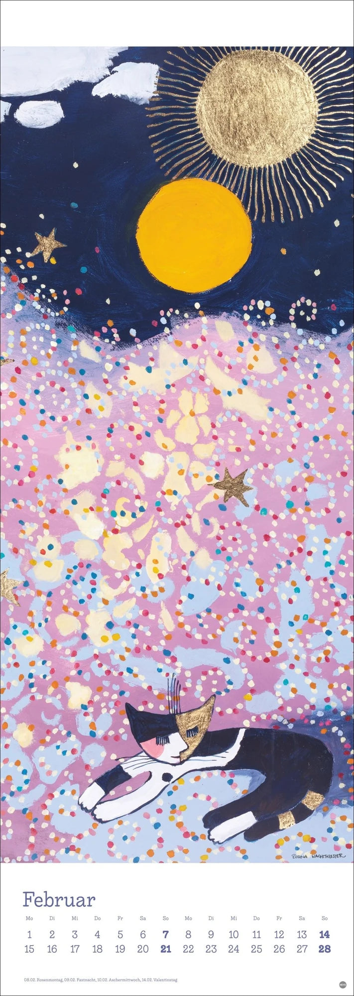 Rosina Wachtmeister Vertical Kalender 2027 – Ansicht