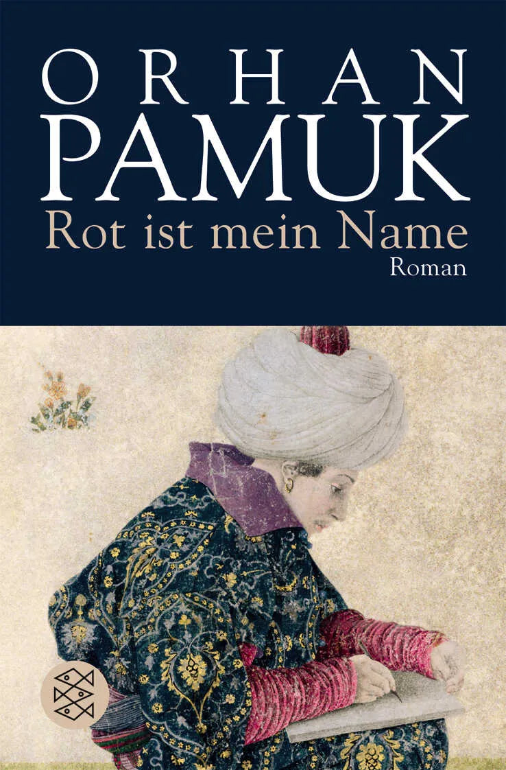 Buchcover von 'Rot ist mein Name' - Taschenbuch von Orhan Pamuk