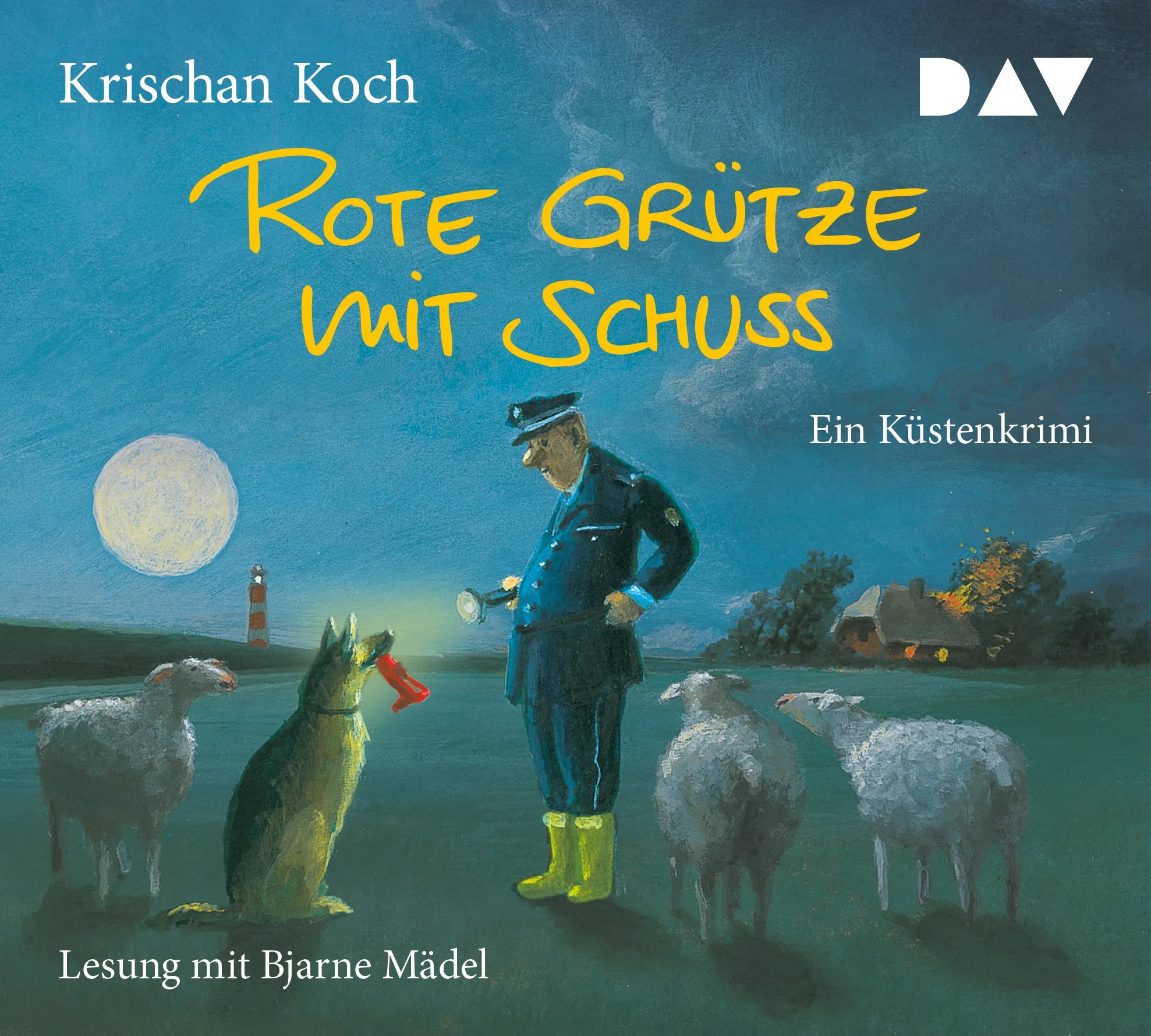 Buchcover von 'Rote Grütze mit Schuss. Ein Küstenkrimi' - Hörbuch (CD) von Krischan Koch