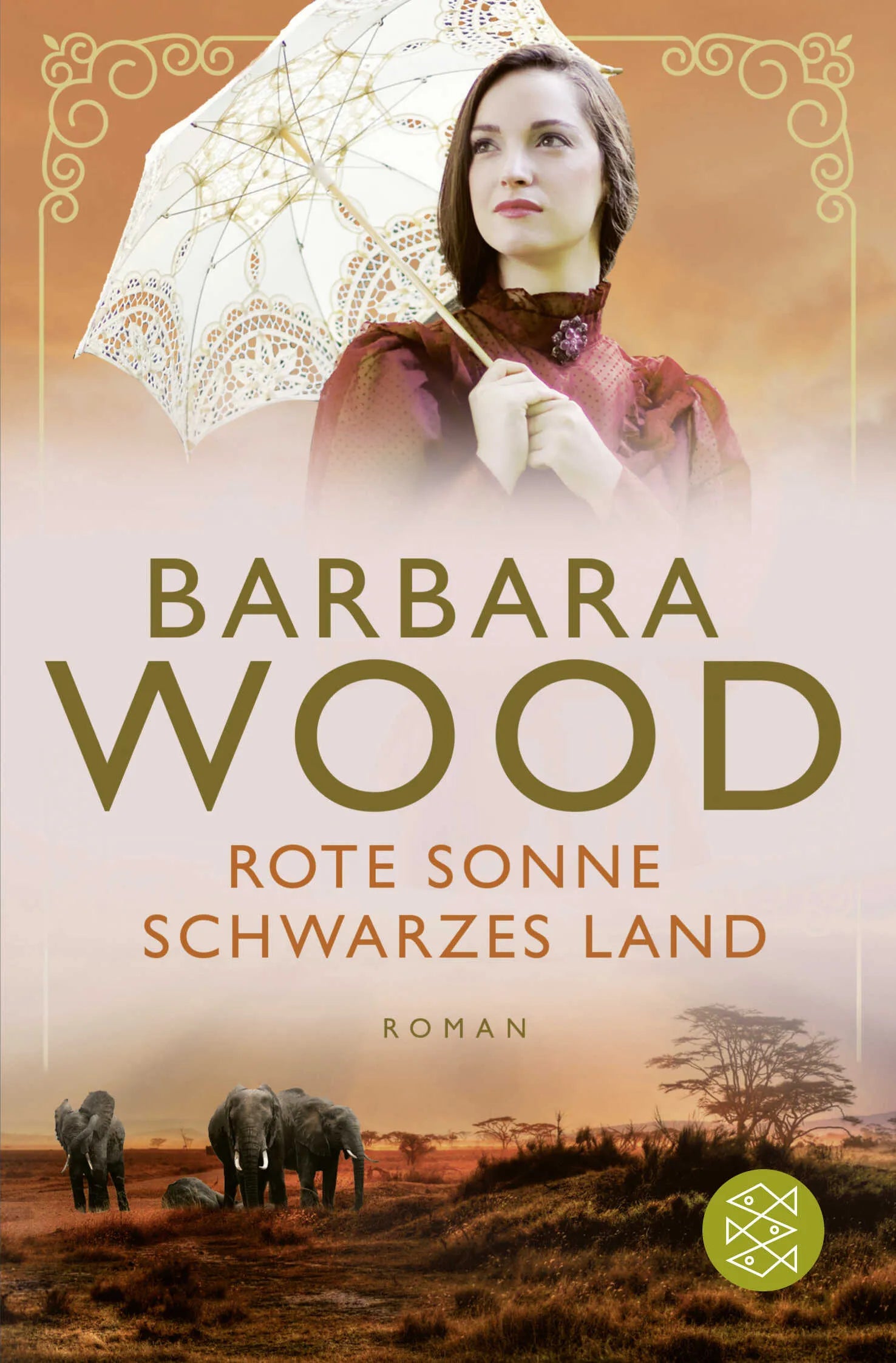 Buchcover von 'Rote Sonne, schwarzes Land' - Taschenbuch von Barbara Wood