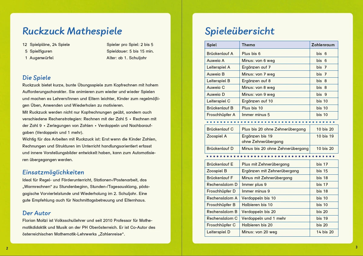 Ruckzuck Mathespiele – Ansicht