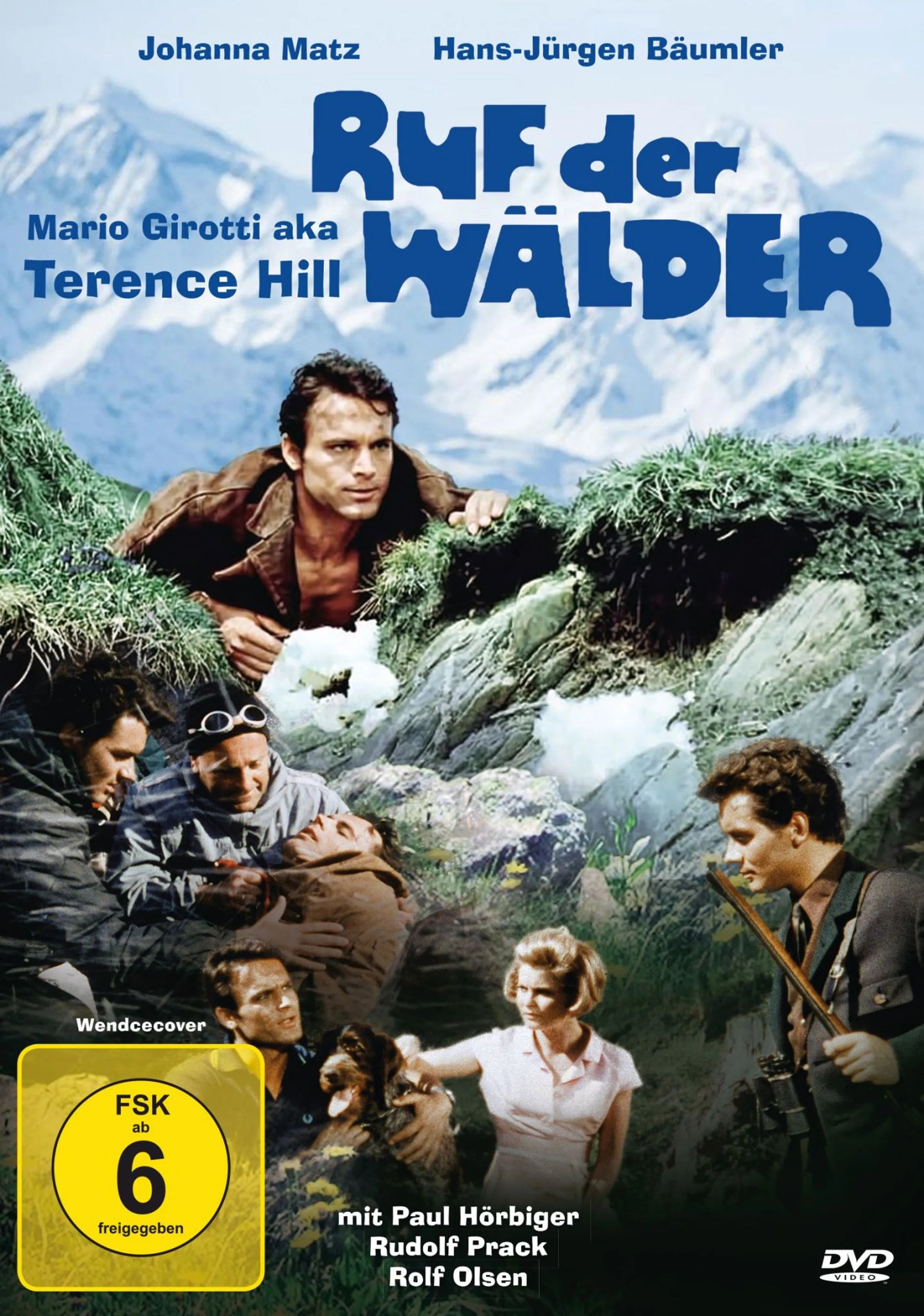 DVD-Cover: Ruf der Wälder. Regie: Franz Antel