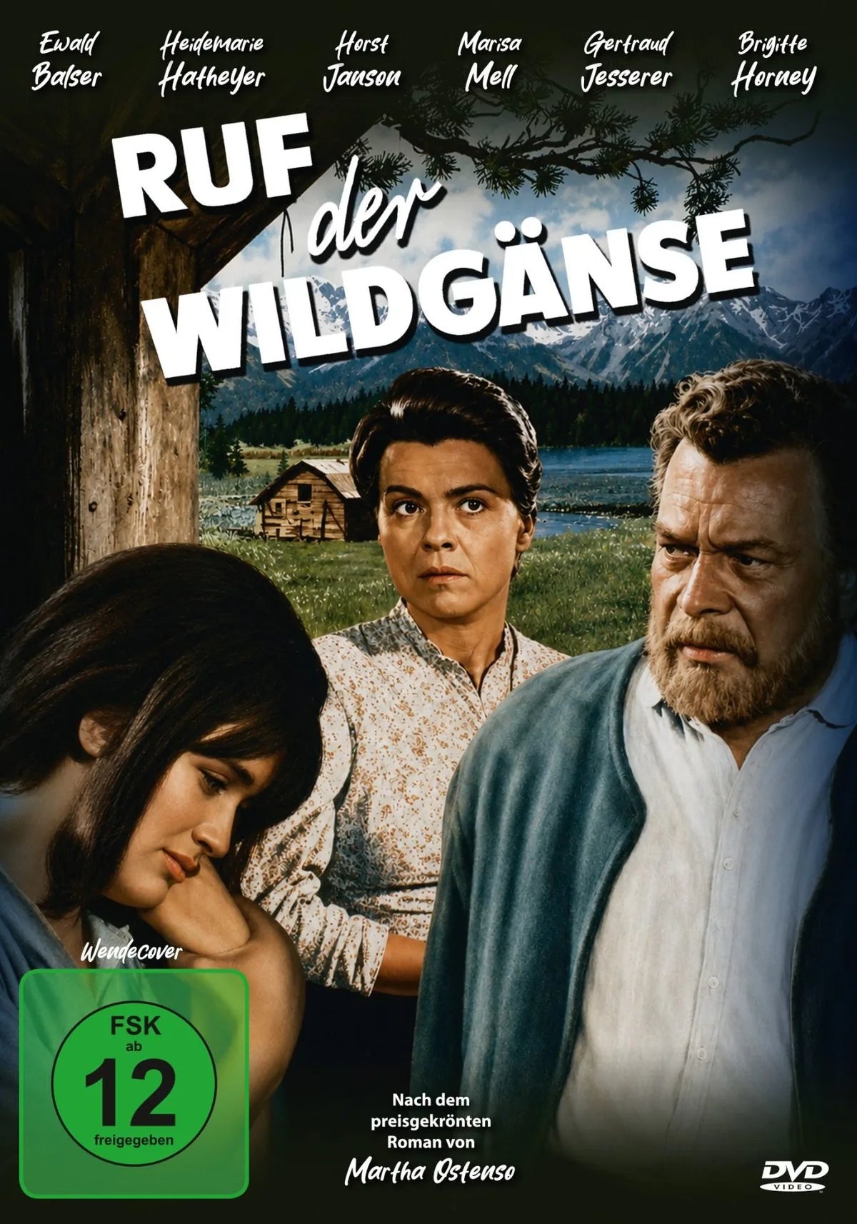 DVD-Cover: Ruf der Wildgänse - Via Mala in Kanadas Bergwelt. Regie: Hans Heinrich