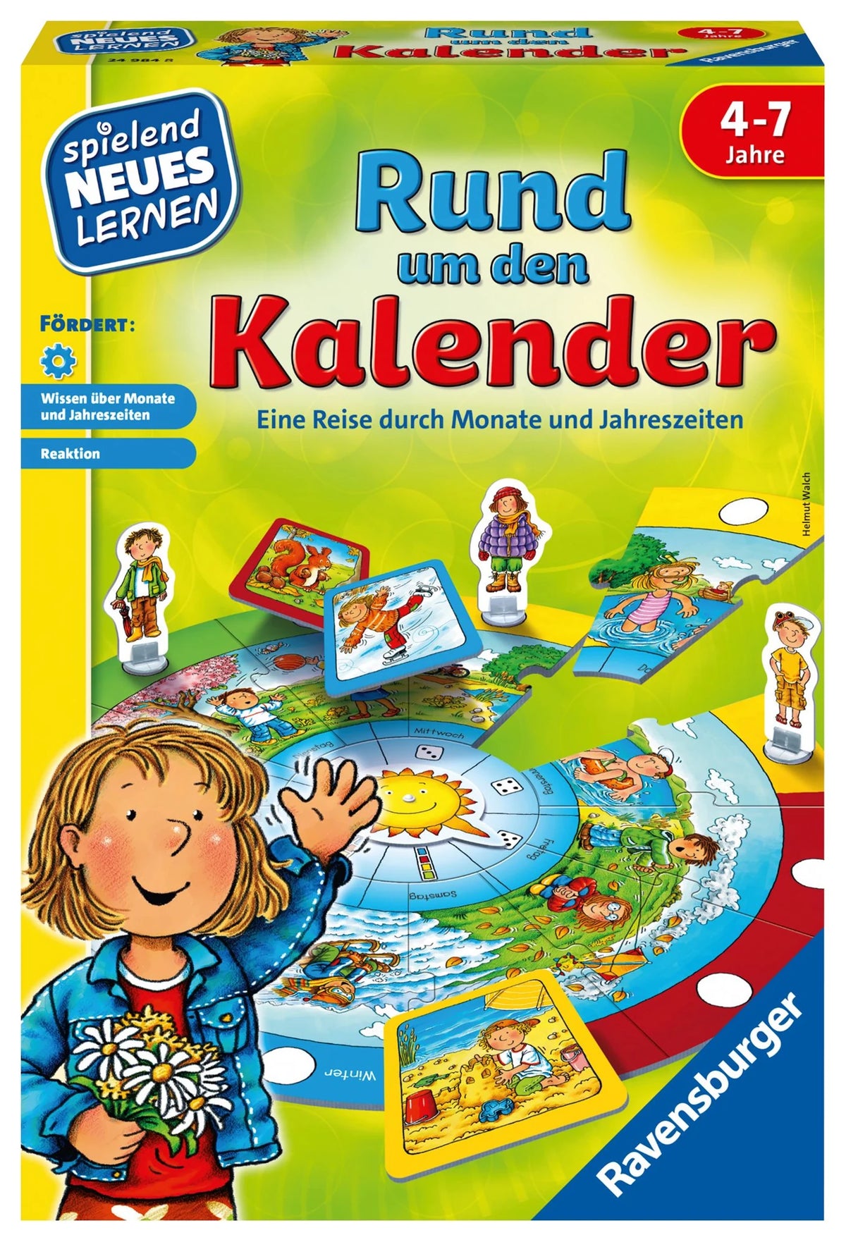 Tischkalender: Rund um den Kalender - Kinderspiel ab 4 Jahre