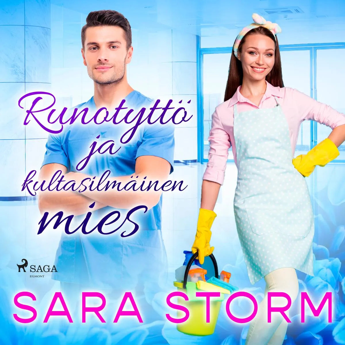 Cover: Runotyttö ja kultasilmäinen mies (Hörbuch Download) von Sara Storm
