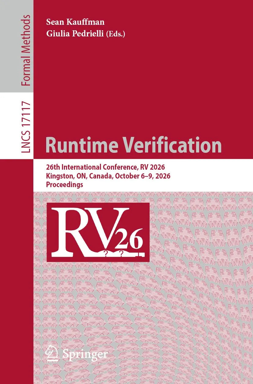 Cover: Runtime Verification (E-Book) von Sean Kauffman