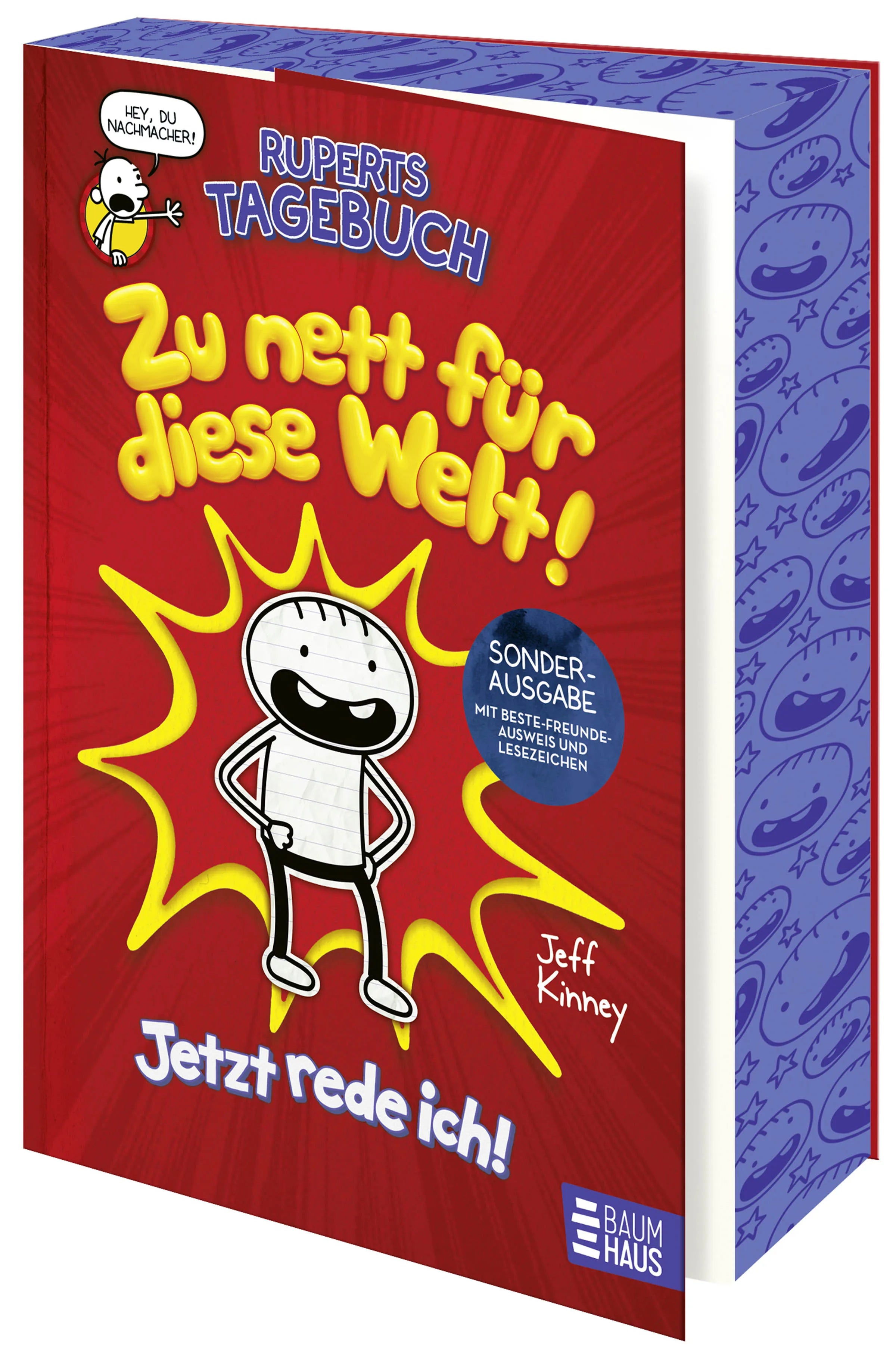 Buchcover von 'Ruperts Tagebuch - Zu nett für diese Welt! Jetzt rede ich!' - Paperback von Jeff Kinney