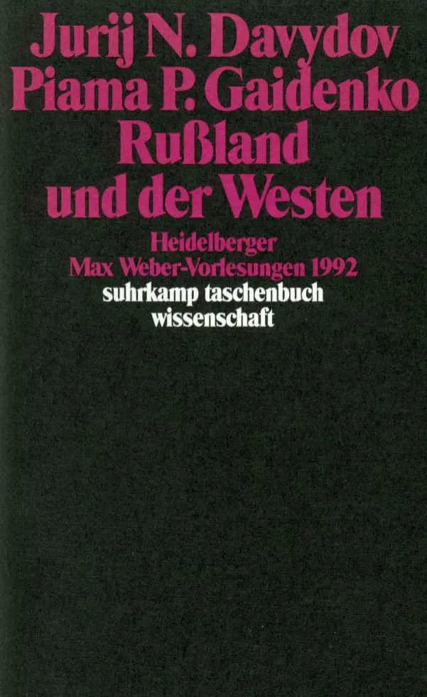 Buchcover von 'Rußland und der Westen' - Taschenbuch von Jurij N. Davydov