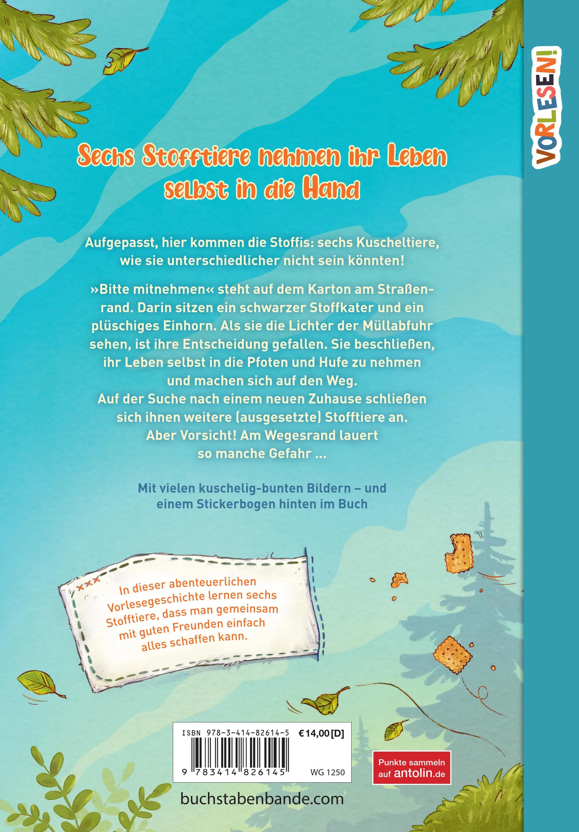 Produktansicht: Die Stoffis - Auf plüschigen Sohlen (Gebundene Ausgabe)