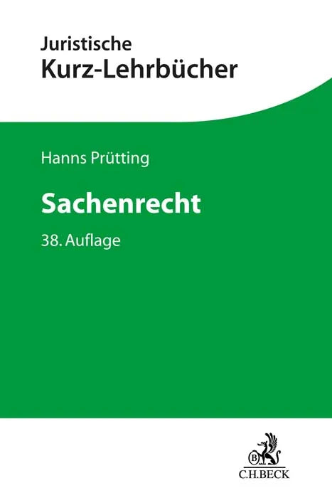 Buchcover von 'Sachenrecht' - Taschenbuch von Hanns Prütting