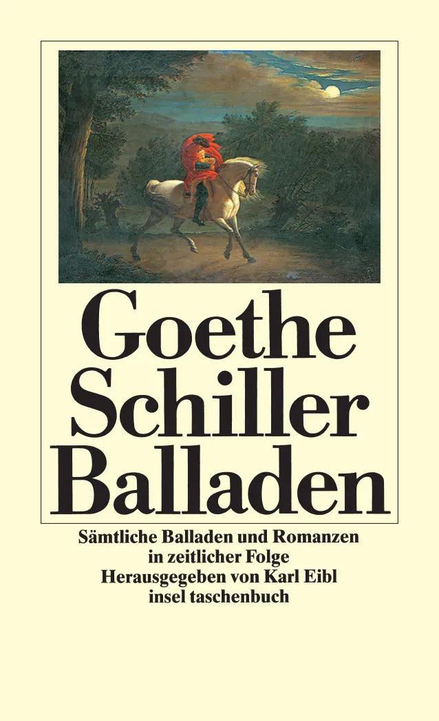 Buchcover von 'Sämtliche Balladen und Romanzen in zeitlicher Folge' - Taschenbuch von Friedrich Schiller