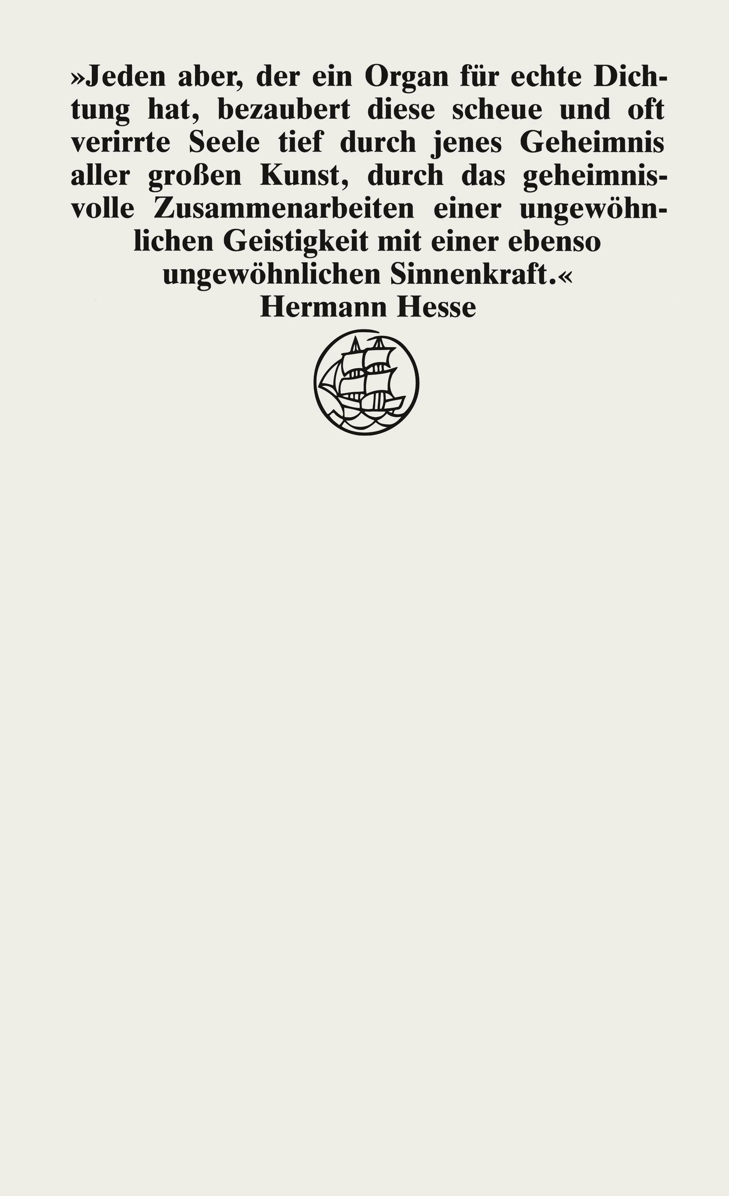 Buchrückseite von 'Sämtliche Erzählungen' mit Klappentext - Taschenbuch