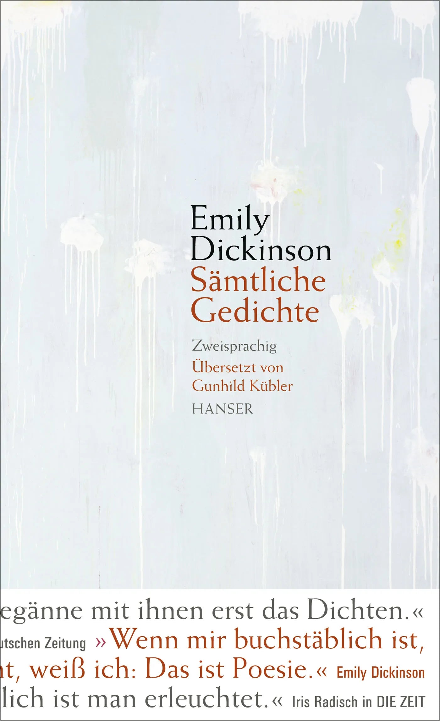 Buchcover von 'Sämtliche Gedichte' - Gebundene Ausgabe von Emily Dickinson